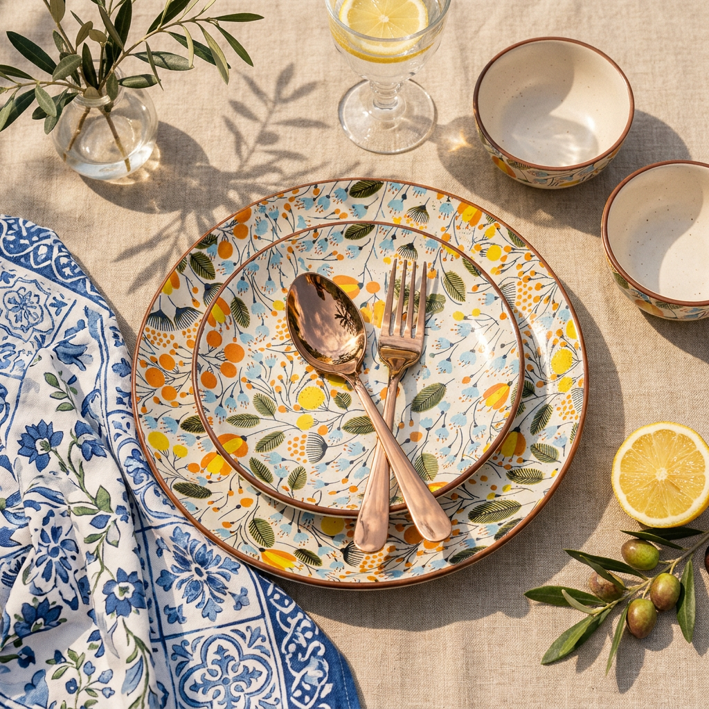 Citrus Blossom Dinner Set (6 PC)
