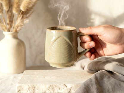 Whisper Leaf Mug (SET OF 2)